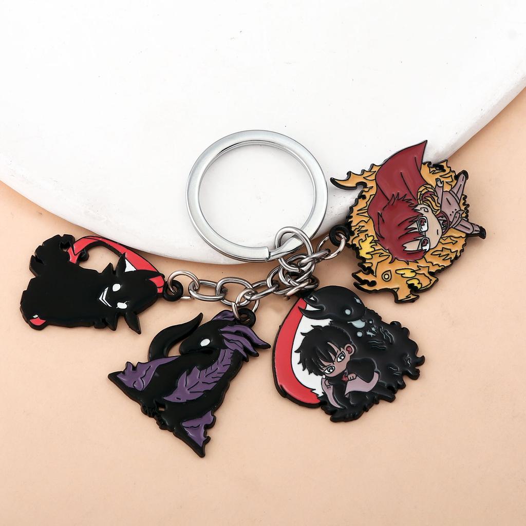 Anime Solo Leveling Character Keychain Pendant Sung Jin Woo Cosplay Props Fans Gift Jewelry