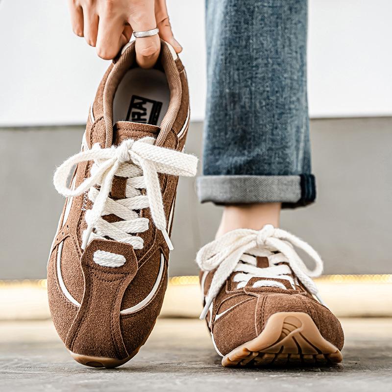 Fashion Retro Color Blocked men sneakers Flat Bottomed Soft Soled Lightweight Men Sports Running Shoe Zapatillas Deporte tenis masculino