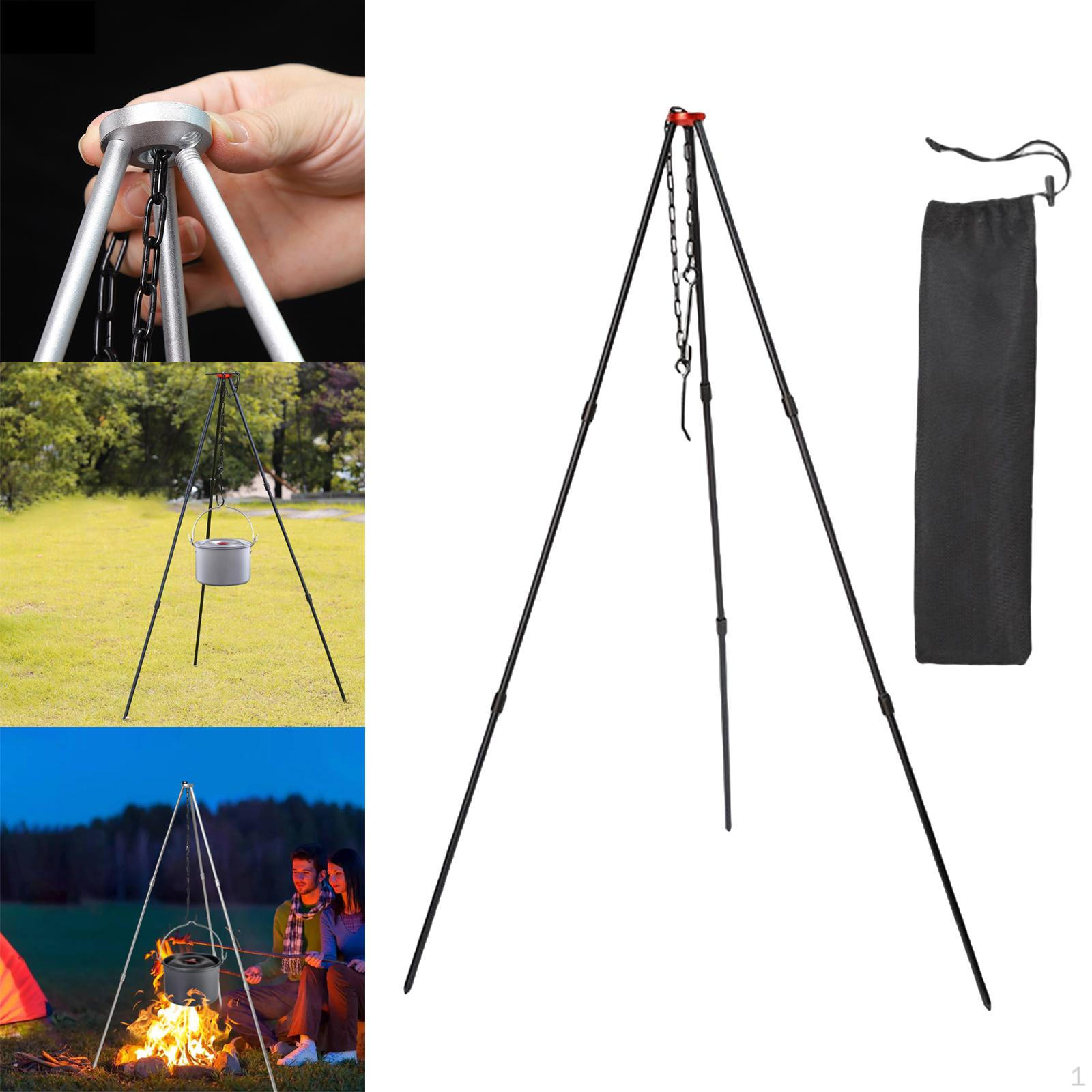 Туристический штатив для костра, мини-решетка, подставка-плитка для готовки