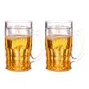 Beer Glasses 400ml Double Layer Funny Beer Cup Ornament Prank