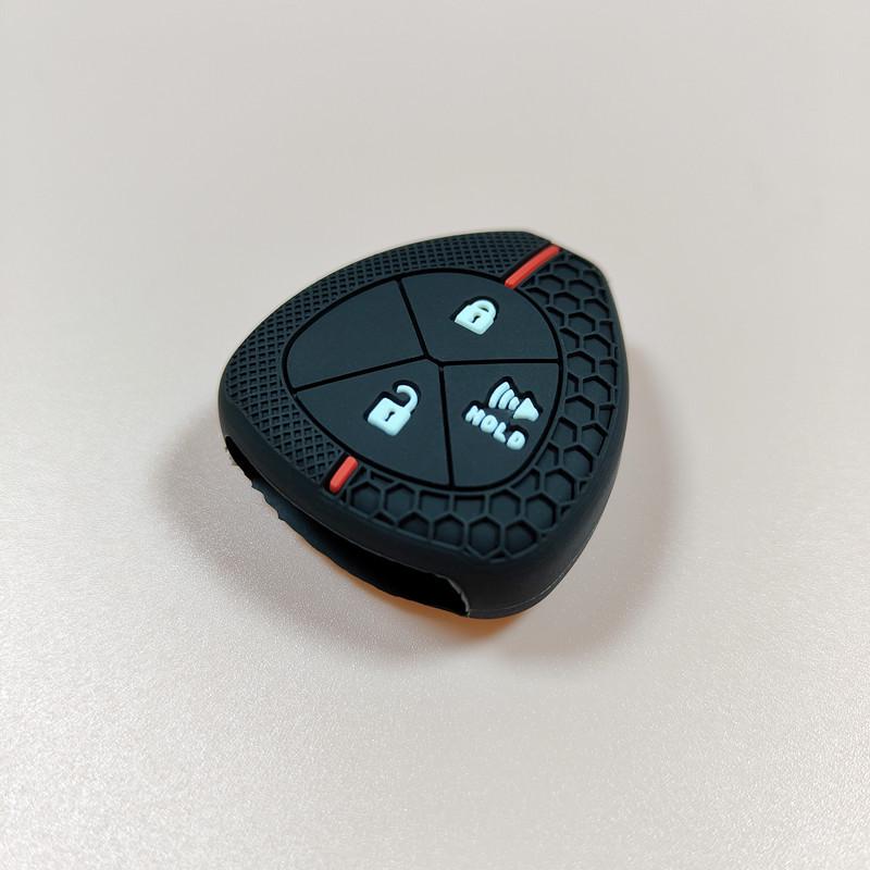 Wabenförmige Silikon-Schlüsselhülle für Toyota Camry, Highlander, RAV4, Corolla, Reiz, Vios