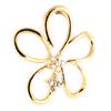 Les Trésors De Lily [B9375] - Gold Plated 'Dream Flower' Pendant