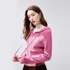 Qiusui Yiren Damen Strickjacke mit Kapuze