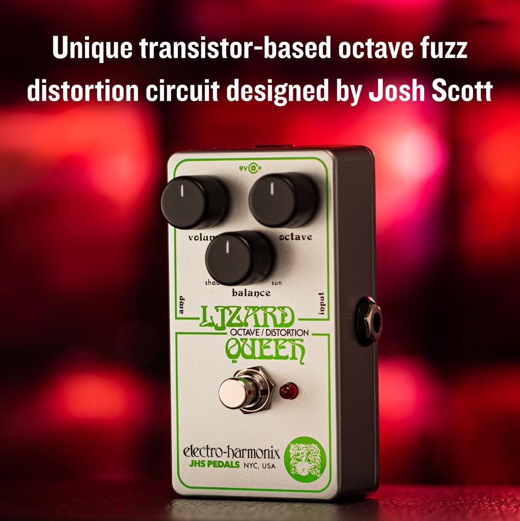 ELECTRO-HARMONIX Lizard Queen Octave Fuzz Guitar Effect Pedal