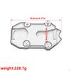 Motorrad Kickstand Pad Vergrößerer Unterstützung Platte Modifizierte Teil Einfache Installation Seite Säule Vergrößert