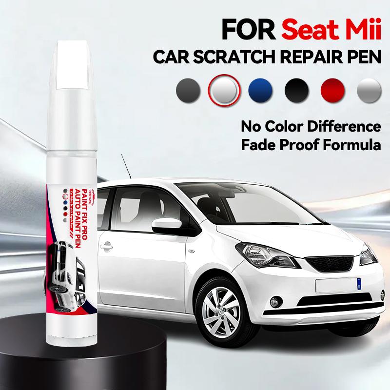 Vehicle for Exclusive Use For Seat Mini 1990-2026 Paint Repair Pen Touch Up Scratch Remover DIY Auto Accessories Black White Sil