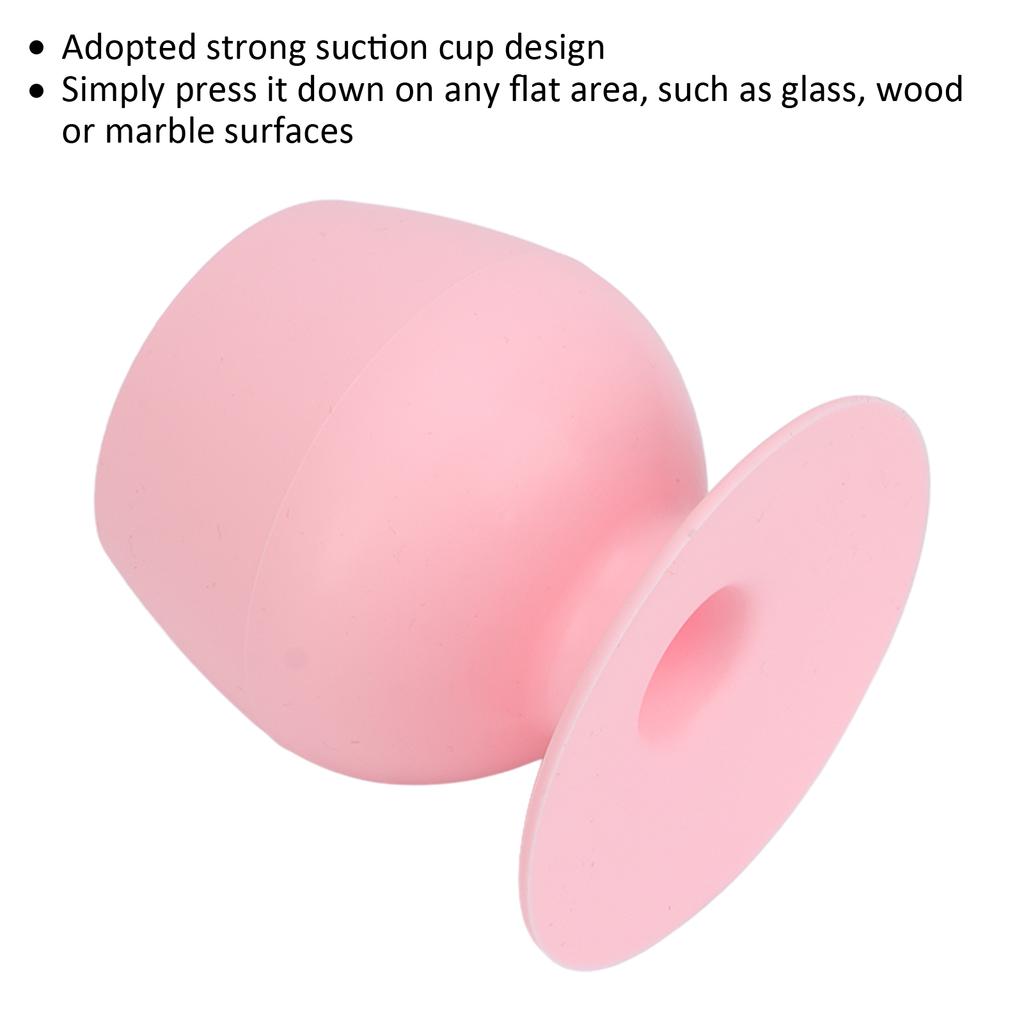 Desktop Storage Cup Soft Silicone Sucker Type Paper Trash Debris Collector Can for Handicrafts Waste