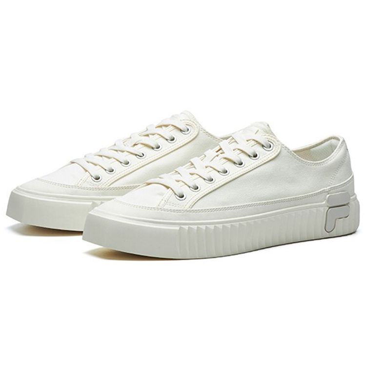 Fila Gear Canvas Mode Vielseitig Langlebig Leicht Low-Top Skateschuhe Herren Sneaker Off-White F12M124342FGA
