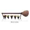 Halloween Serving Bowl Stand Party Witch Serving Bowl With Rack Novelty Snack Dessert Storage Stand Candy Holder For Backyard