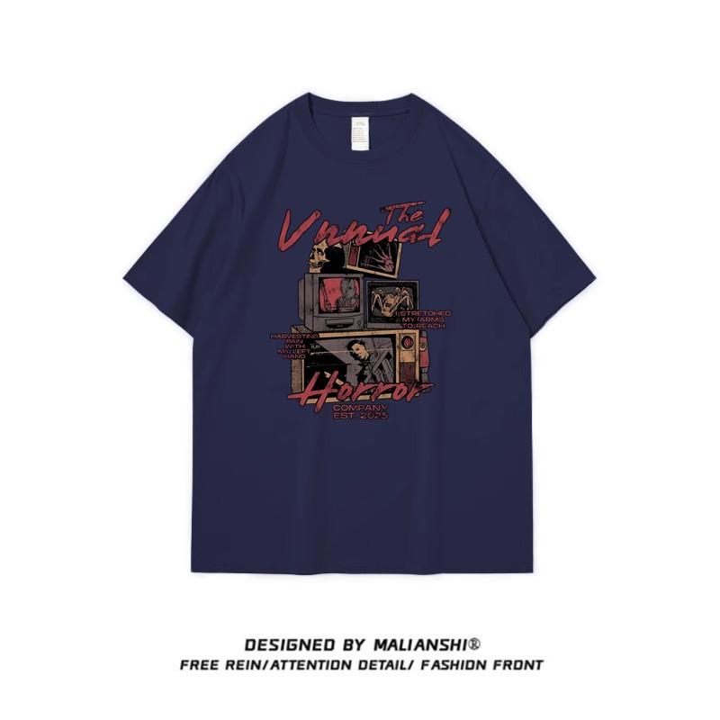 Women's 2025 Loose-Fit Cartoon Hip-Hop Cotton T-Shirt