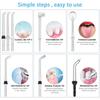 Water Dental Flosser for Teeth/Braces, Water Teeth Cleaner 8 Jet Tips and 10 Pressure Levels, 600ML Large Water Tank