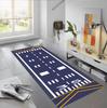 Neon Runway Rug Kids Airplane Play Mat Airport Bedroom Corridor Balcony Decor Carpets