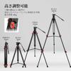 NEEWER Video Tripod Camera Tripod with Fluid Aluminum Portable Camera Tripod Stand for DSLR Compatible with Manfrotto QR Maximum Load TP73 Head,