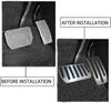 For Tesla Model X Model S Accessories Aluminum Alloy Foot Pedal Accelerator Gas Fuel Brake Pedal Rest Pedal Cover Car Styling