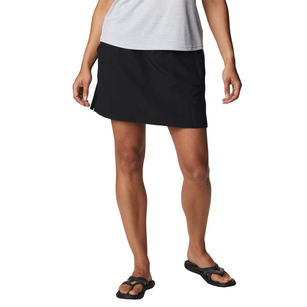 Columbia Alpine Chill Zero Multisport Skort, Damen schwarze Shorts
