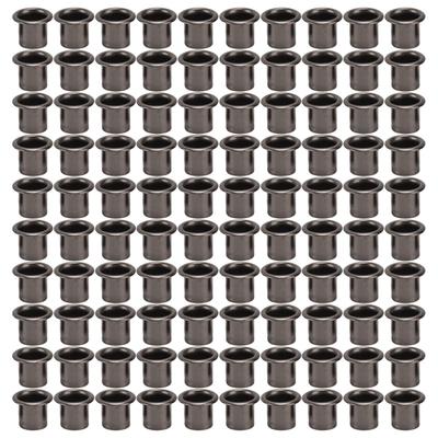 100 STUKS Metalen Klinknagel Oogjes Ronde Binnenste Gat Grommets Luchtgaten DIY Lederen Handwerk Accessoires