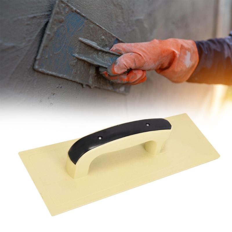 Großer Kunststoffspachtel Gehärtetes Flachbrett für Zement Mauerwerkswerkzeug Waschbrett-Design Komfortable Langzeitnutzung im Bau