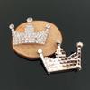 Engood 50Pcs Full Crystal Crown Rhinestones Button Queen Crown  Sewing Trim & Embellishments Craft Buckles for DIY Accessory