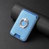 Applicable To iPhone15 Magnetic Suction Magsafe Solid Color Card Bag, Card Holder, Apple 16 Back Sticker Strong Magnetic N52 Card Bag.