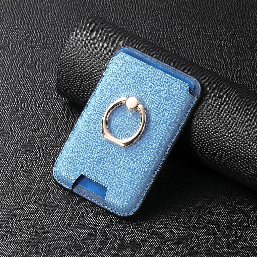 Applicable To iPhone15 Magnetic Suction Magsafe Solid Color Card Bag, Card Holder, Apple 16 Back Sticker Strong Magnetic N52 Card Bag.