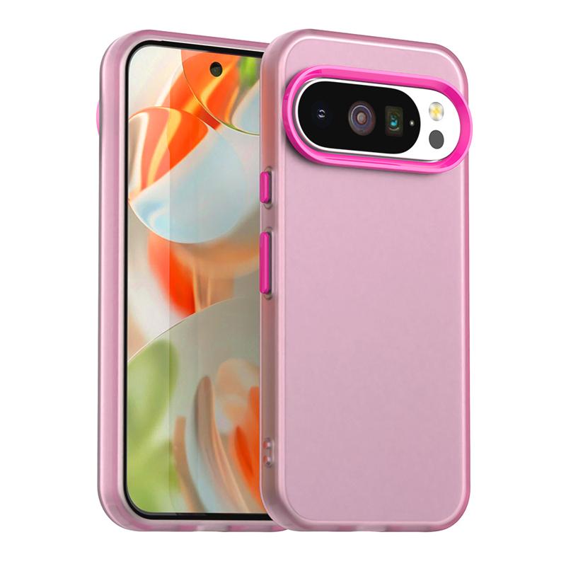 Anti-Drop Candy Color Case For Google Pixel 10 Matte PC Transparent Back Case Google Pixel 10 Pro Cover For Google Pixel 10 Case