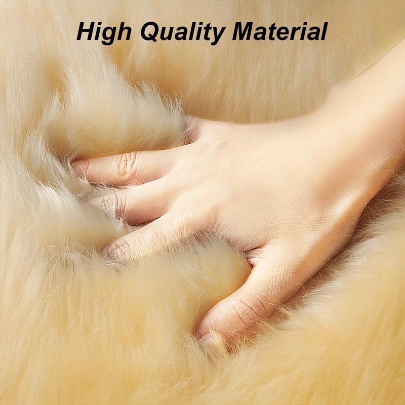 Winter Car Seat Cushion Automobile Long Plush Seat Cover Comfortable Fur Warm Seat Cushions for Cars Interior Accessories