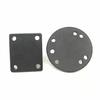 Jadkinsta 1 or 1.5 Inch Rubber Ball Mount To Aluminum Motorcycle Round Square Mounting Base Plate for Gopro Camera Cellphones