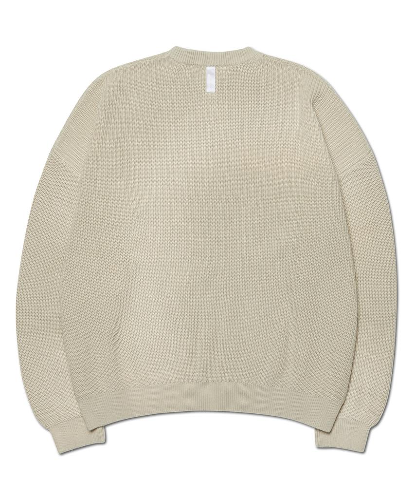 Nomaenyueol Spray Dyeing Knit - Beige