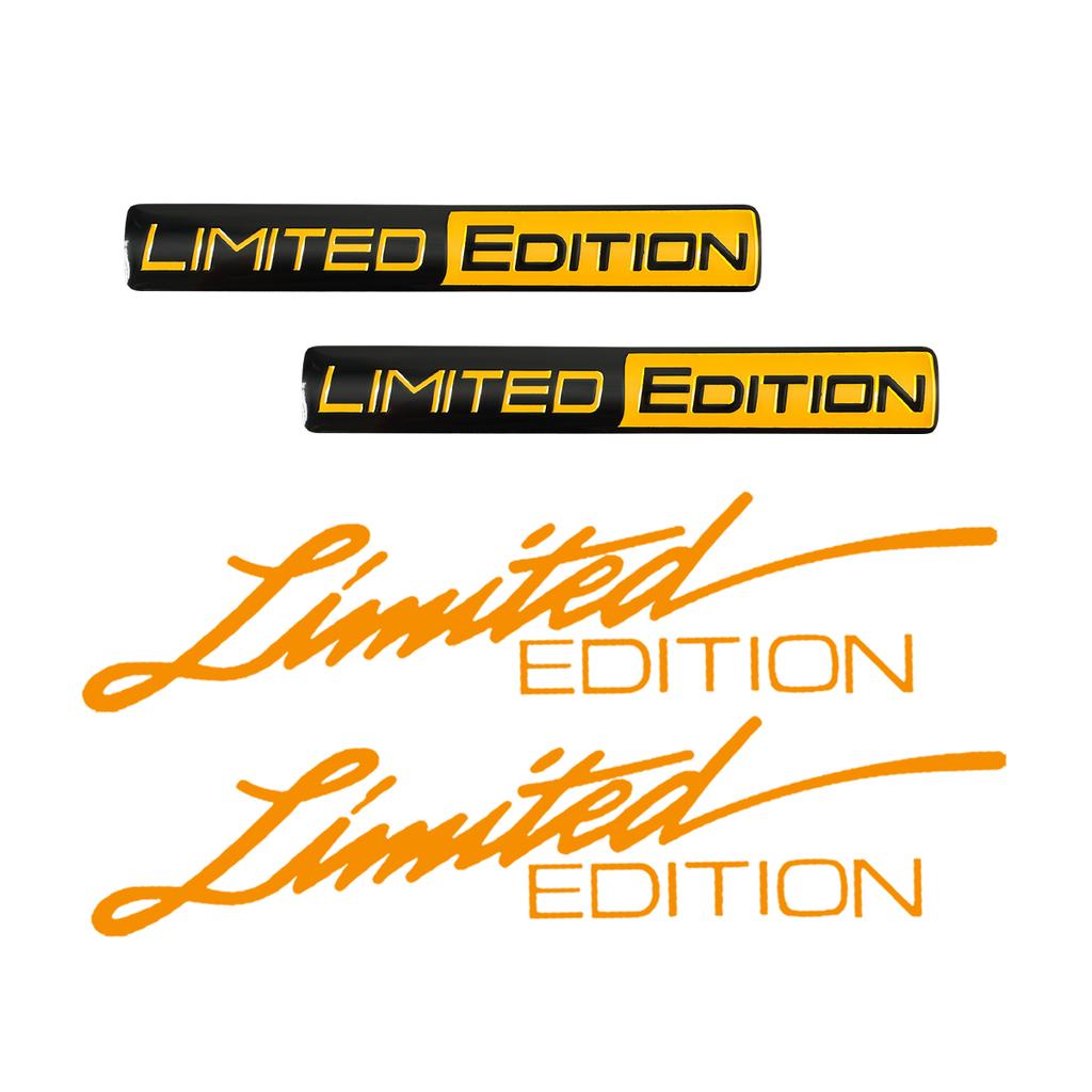 Set Limited Edition Styling Badge Motorcycle Stickers Decor Moto Auto Car Body Fuel Tank Rear Box Fender Decals Accessories
