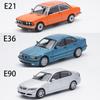 Druckguss 1:64 Skala 3er Serie E21 E36 E90 Simulation Legierung Auto Modell Statische Anzeige Sammlerstück Spielzeug Geschenk Souvenir Dekoration