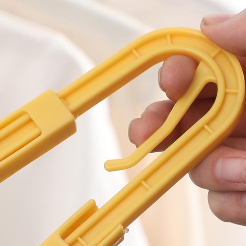 Multi-Function Retractable Towel Hanger Simple Dry And Wet Dual-Use Rotating Towel Hanging Lengthened Non-Slip Hanger