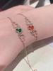 High-End Qilin Family 18K Rose Gold Bracelet with Red Chalcedony & White Mother-of-Pearl