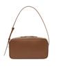 New Looky Square Leather Shoulder Bag _Brown