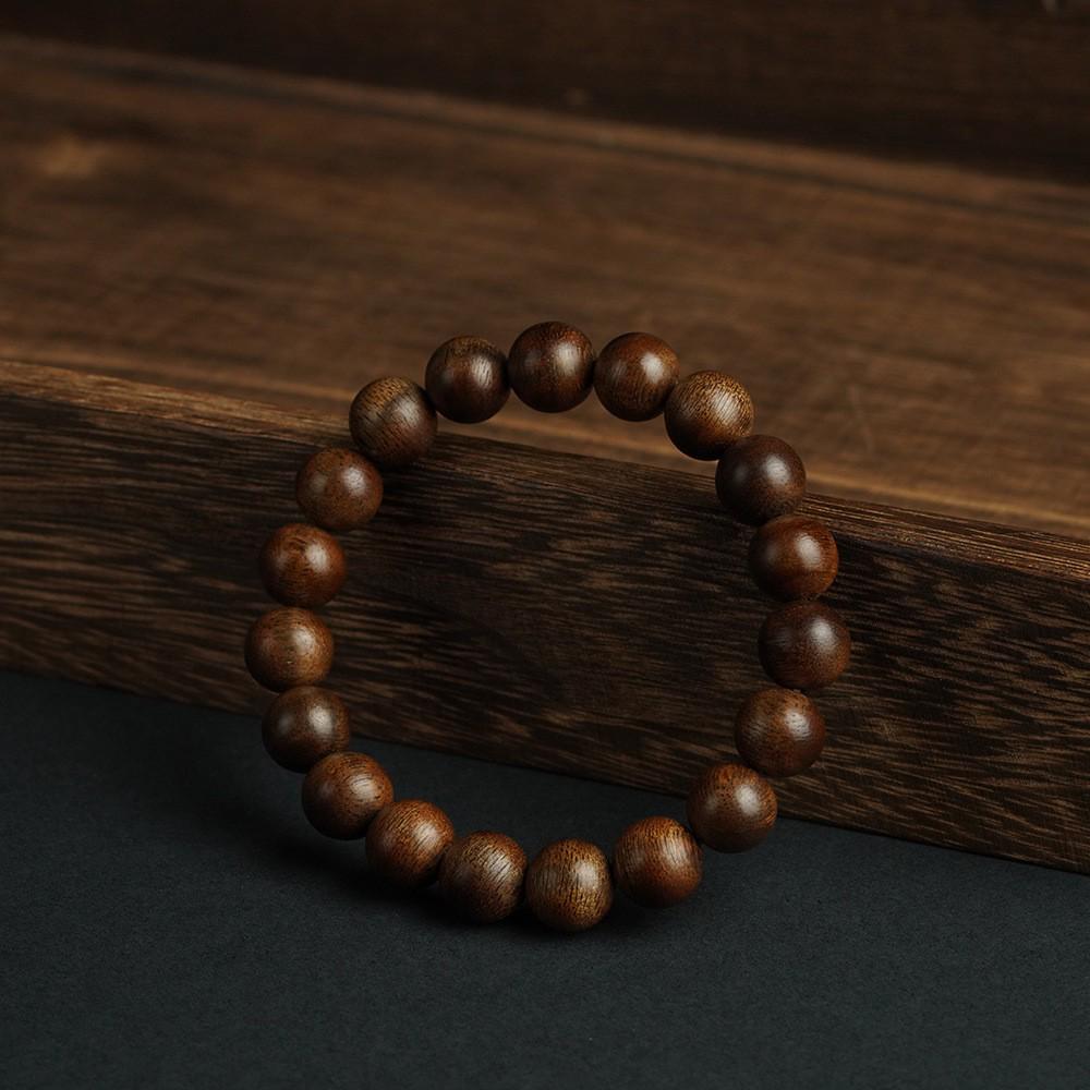 Vietnam Nha Trang White Agarwood Bracelet 1.0 - Natural Scented Gift for Father's Day