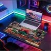 Custom Name Personalized Cristiano Ronaldo Pattern Mousepad, Laptop PC Desk Mat, Decorative Desk Mat for Home Keyboard Pad Gift