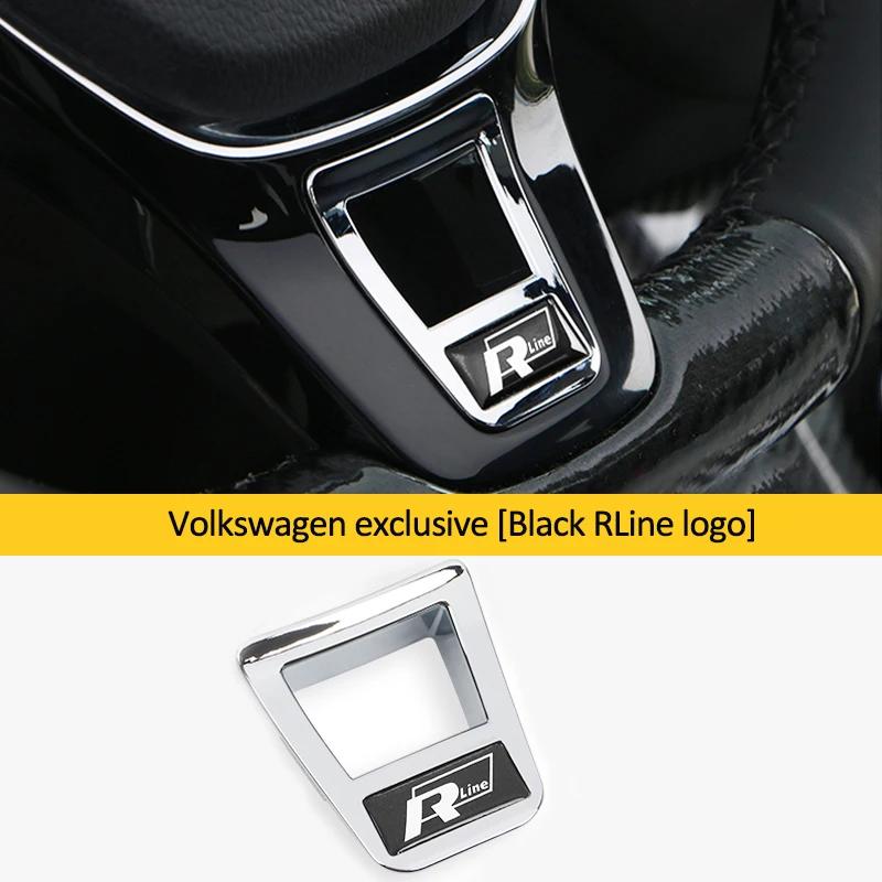 Pro VOLKSWAGEN VW Dekorativní značka na volant do auta Modifikační příslušenství Vhodné pro VW GTI RLine R Golf Tiguan 5 La