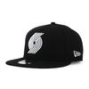 NBA CONFERENCE Trail [New Era] [WESTERN TEAM-BASIC SNAPBACK/BLK-WHT] (Portland Blazers) [Item]