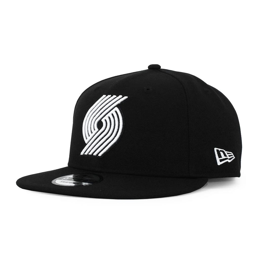 NBA CONFERENCE Trail [New Era] [WESTERN TEAM-BASIC SNAPBACK/BLK-WHT] (Portland Blazers) [Item]