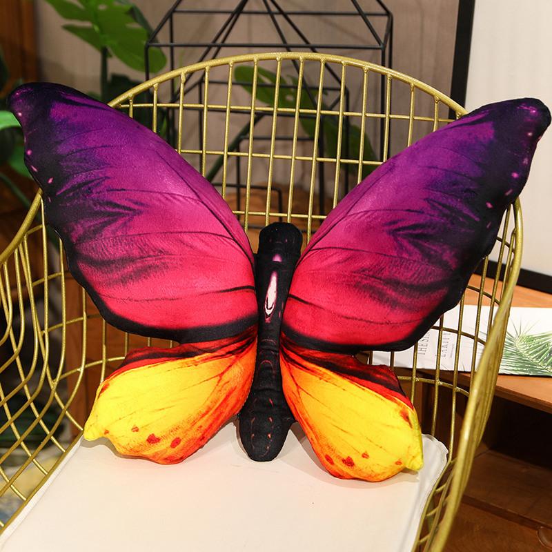 Simulation Butterfly Pillow Plush Toy Butterfly Doll Sofa Cushion