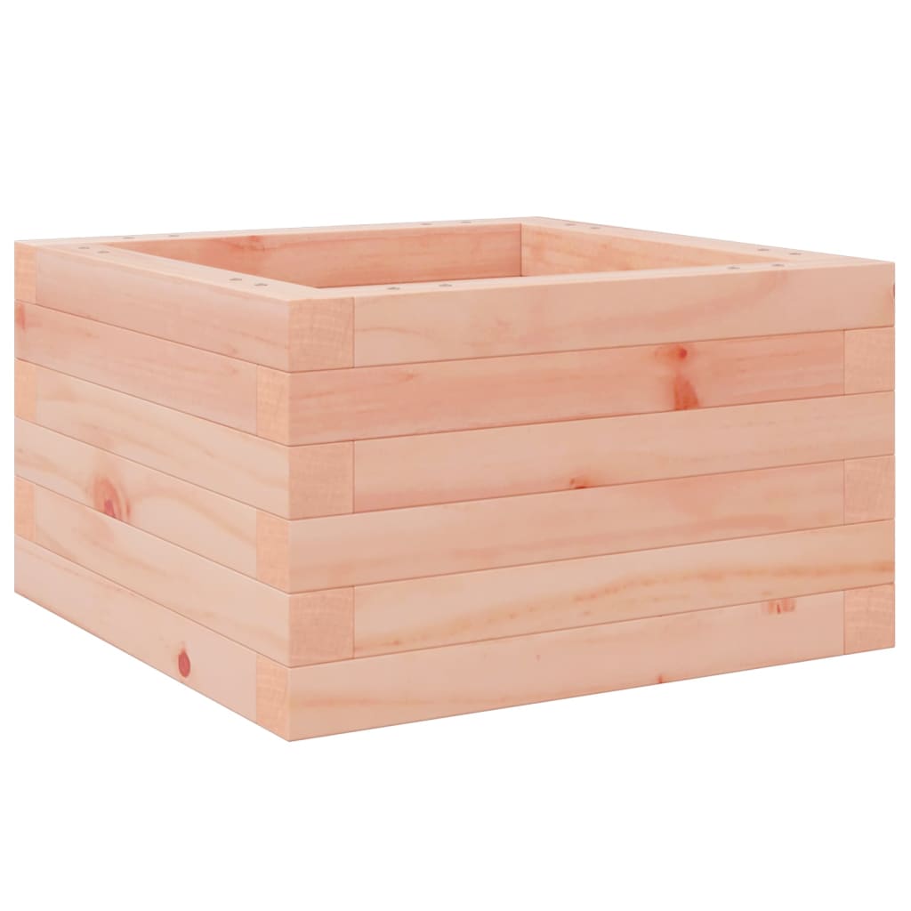 Plant Pot 40x40x23 cm Solid Douglas Fir Wood