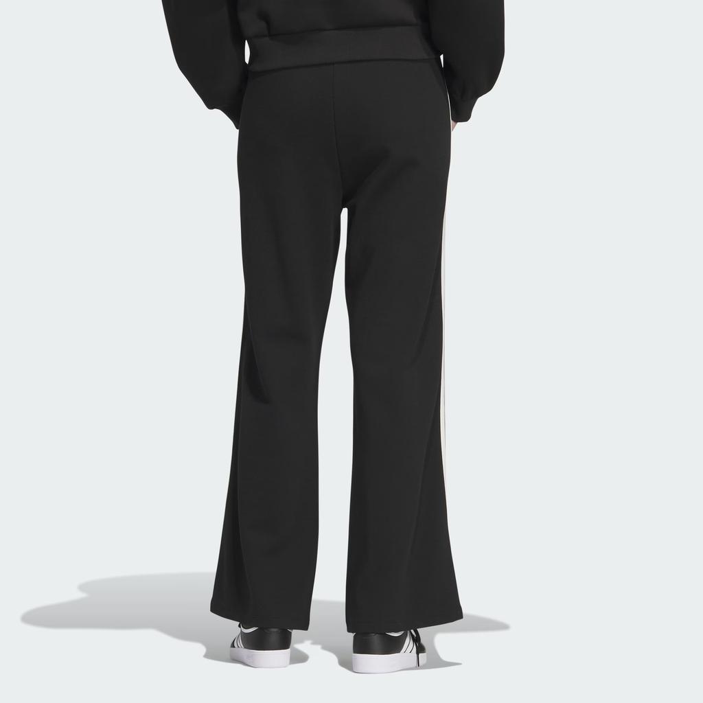 Adidas SS25 Stadium Knit Striped Flared Casual Pants Women bottoms KC0046