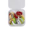 30Pcs/Box Soft Material Simulation Breadbug Lures Artificial Worms  Freshwater Fishing
