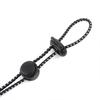 15 Pcs Adjustable Hiking Stick Holder Black Elastic Lanyard Durable Walking Pole Holder  Hiking