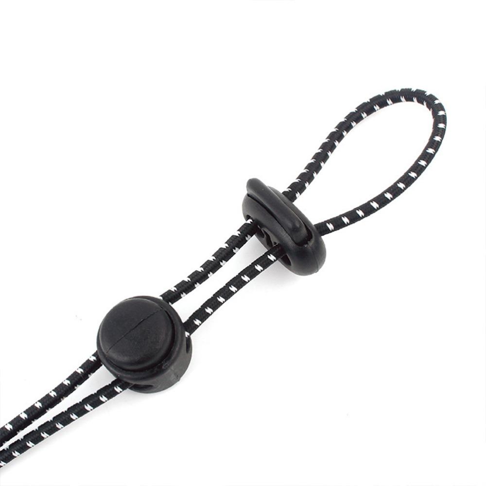 15 Pcs Adjustable Hiking Stick Holder Black Elastic Lanyard Durable Walking Pole Holder  Hiking