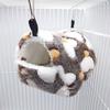 Cute Small Pet Bird Parrot Soft Comfortable Nest Plush Hanging Hammock Nest House Bed Warm Nest Pet