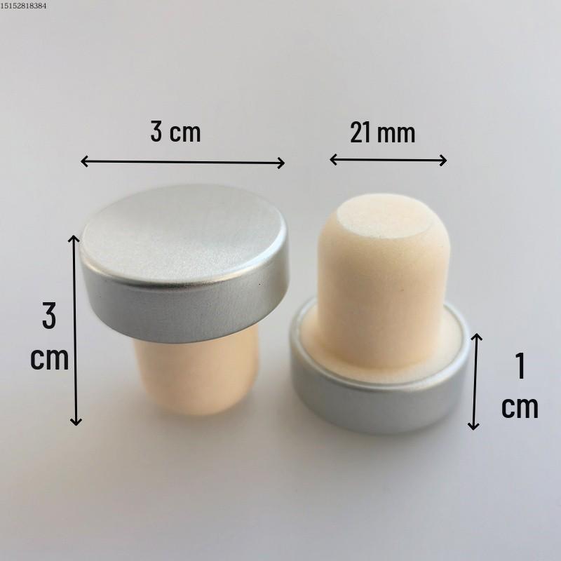 Universal Silicone Wine Bottle Stopper - T-shaped Cap for Red, White, and Champagne Wine.