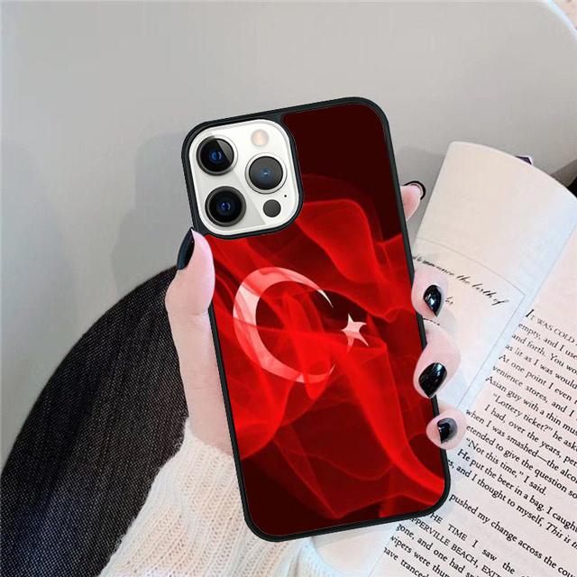 Flagge der Türkei Istanbul Antalya mustafa Handyhülle Für iPhone 17 Air 15 16 14 13 Pro Max 12 11 Pro Max Max Plus