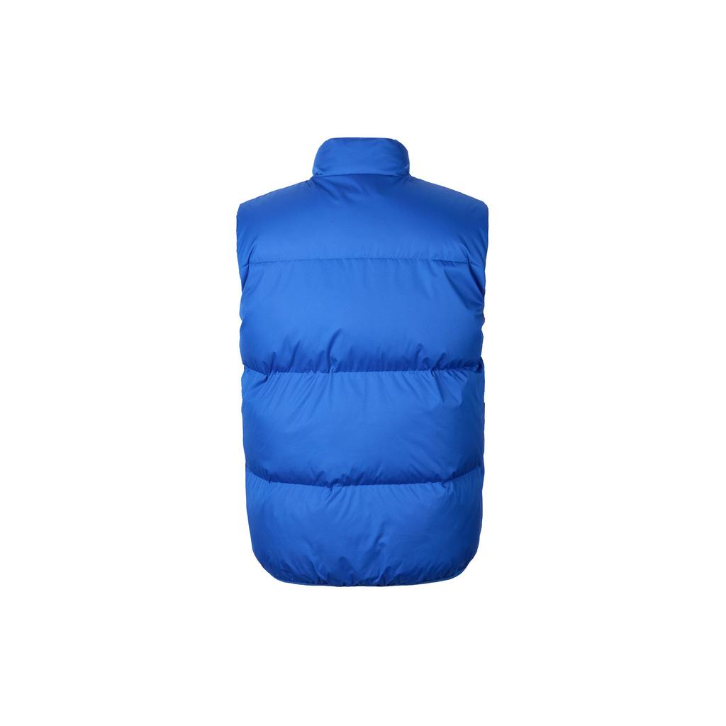Nike Gilet Uomo Senza Maniche con Zip e Collo Alto Tinta Unita Gilet Blu FB7374-480