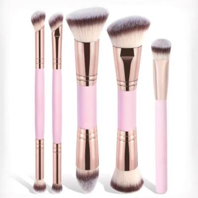Double Head Foundation Blush Brush Single Three-Color Soft Hair Beauty Tool Grooming Brush Loose Powder Brush Makeup Brush