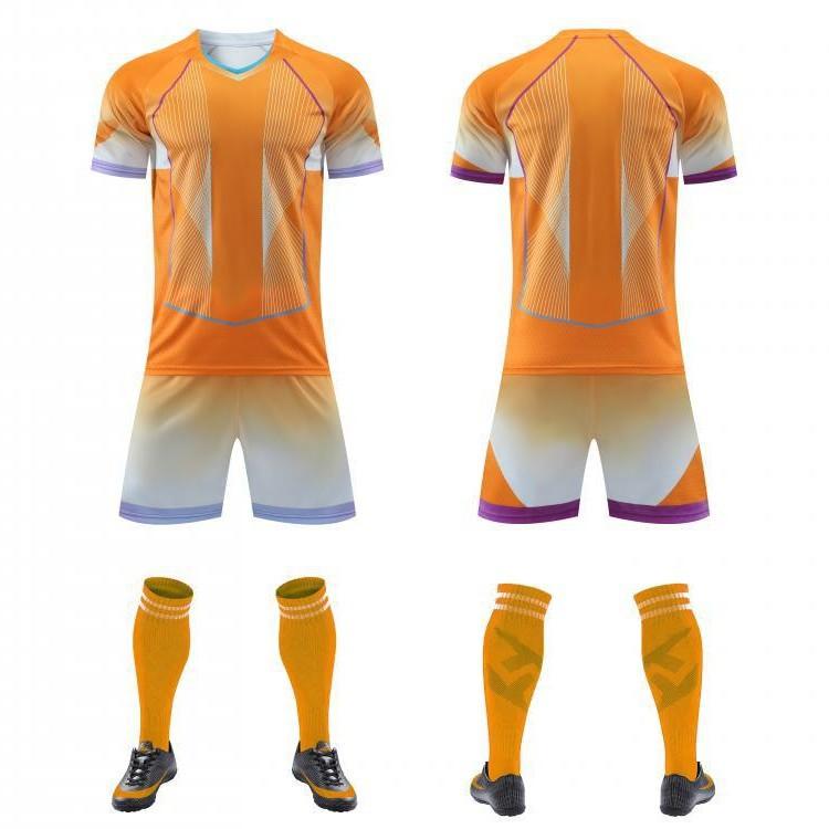 Football Training Clothes, Short-Sleeved Jerseys, Factory Football Clothes, Adult Children'S Suits, Sports Quick-Drying